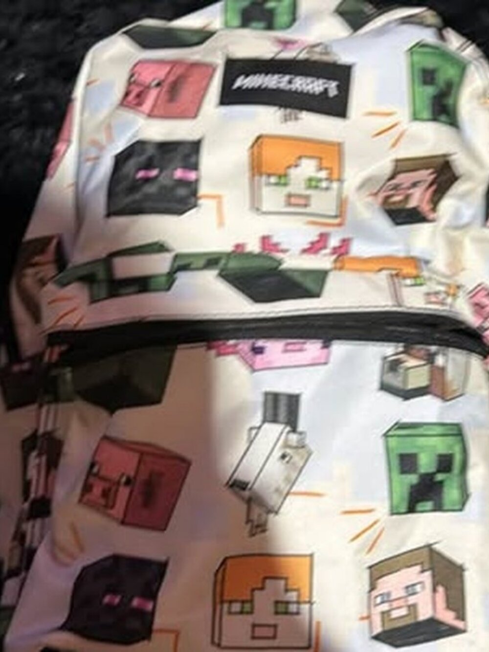 Minecraft Character Print Backpack